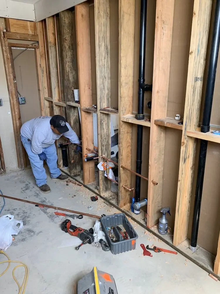 Commercial rough-in plumbing for Gas Line Repair in Swanktown